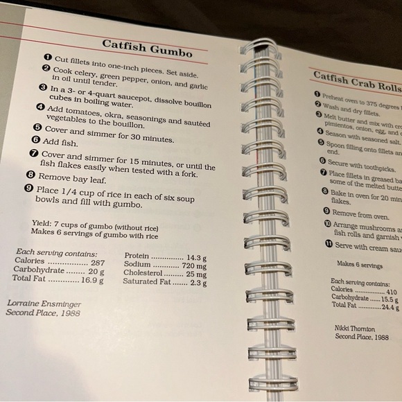 VTG Louisiana Festivals Cookbook Lou Ana Gardens Jambalaya Creole Crawfish - Picture 6 of 6